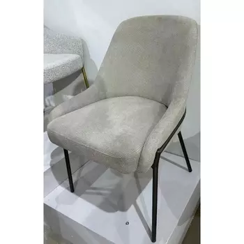 Стул M-City GAVI Garna-018 серый, ткань / черный каркас