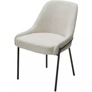 Стул M-City GAVI Garna-157 светло-бежевый, ткань / черный каркас