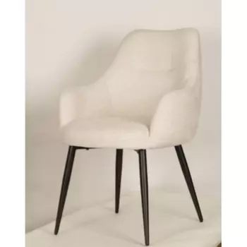 Стул M-City STAMEN ткань DAVIS RETRO BLISS 85, цвет серый / черный каркас