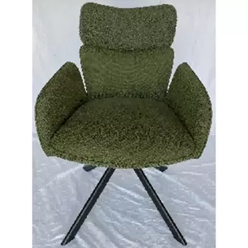 Стул M-City TRIS 360 град. поворот. с возвратом, Davis Nowo 05 беж, букле/Point 13 беж/ Черный