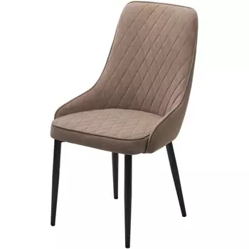 Стул M-City ТУРИН 360 град, цвет B5 Капучино, велюр / черный каркас