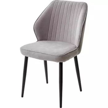 Стул M-City VENA, цвет B22 Серый, велюр/ черный каркас