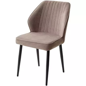 Стул M-City VENA, цвет B5 Капучино, велюр/ черный каркас