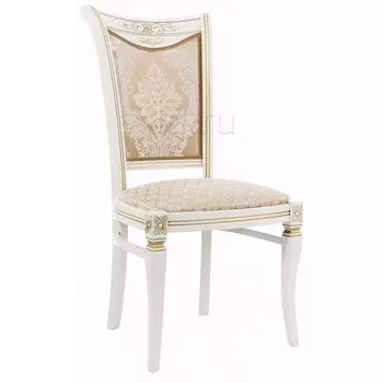 Стул Woodville Mariano молочный с патиной 438326