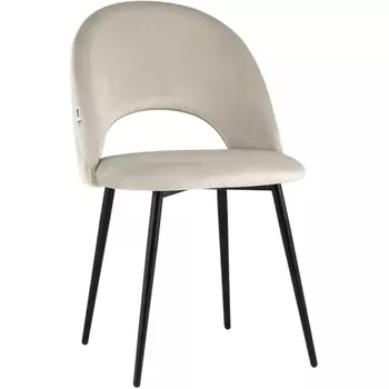 Стул Меган велюр с ромбами бежевый (Stool Group)