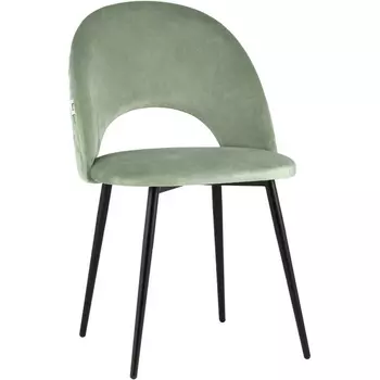 Стул Меган велюр с ромбами фисташковый (Stool Group)