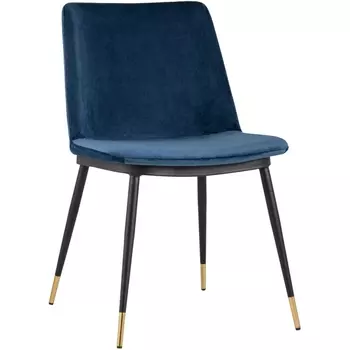 Стул велюр синий Stool Group УТ000004446