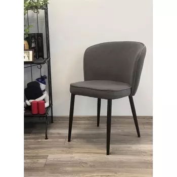 Стул МЭРИ FIESTA Шоколадный , велюр "антипальчиковый"/ черный каркас M-City 472M05586