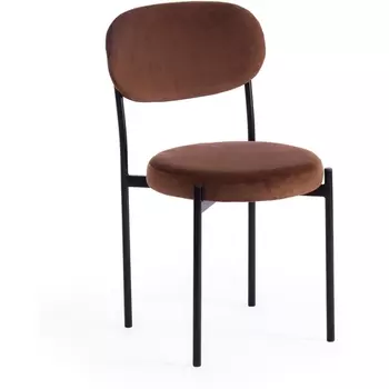 Стул (mod. 7033) ткань/металл, 47х54х82 см, высота до сиденья коричневый barkhat 12/черный Tetchair REVO 15471