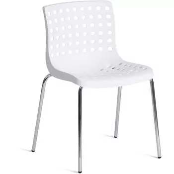 Стул (mod. C-084-A) металл/пластик, х см, (белый) / (хром) Tetchair SKALBERG 19260