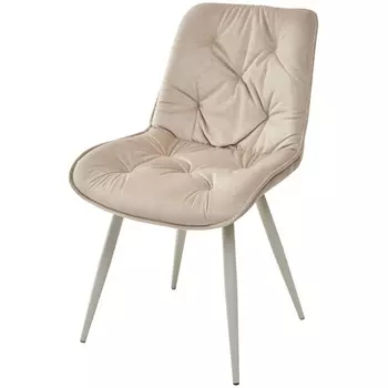 Стул MONACO UF910-01 LATTE, велюр/капучино каркас (M-City)