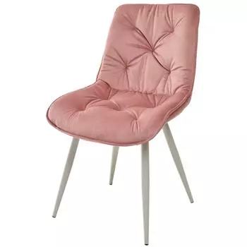 Стул MONACO UF910-08 PINK, велюр/капучино каркас (M-City)