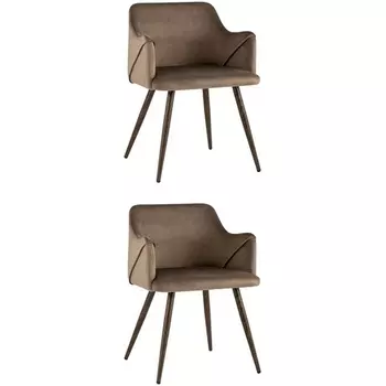 Стул Монарх NEW коричневый 2 шт Stool Group (арт.УТ000037484)