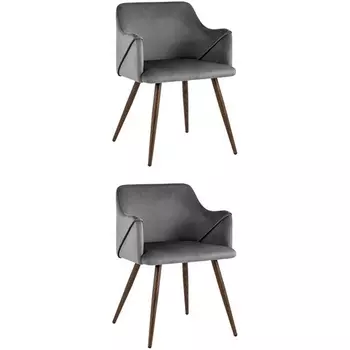 Стул Монарх NEW серый 2 шт Stool Group (арт.УТ000037488)