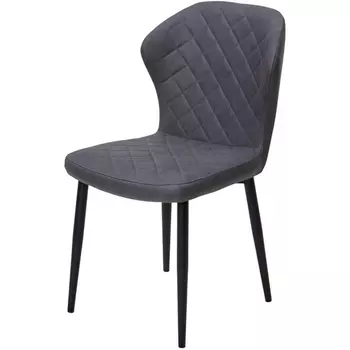 Стул МОНРО, цвет Style-22 Темно-серый, ткань под нубук / черный каркас М-City (арт.472M05854) M-City