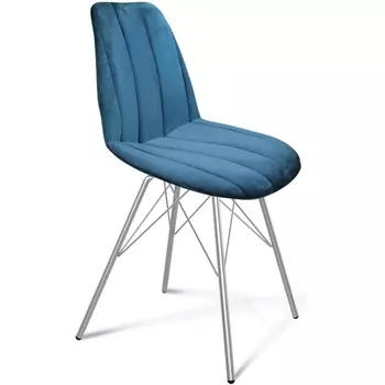 Стул морская глубина/хром лак Sheffilton SHT-ST29-C1/S37 6899257501