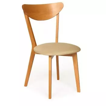 Стул мягкое сиденье/ цвет сиденья - (Макси) натуральный ( бук ) (каркас бук, сиденье ткань) Tetchair 112050 13134