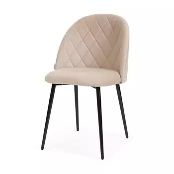 Стул MyFar Джозефина пыльно-бежевый велюр (комплект 2 шт) MF1028-2