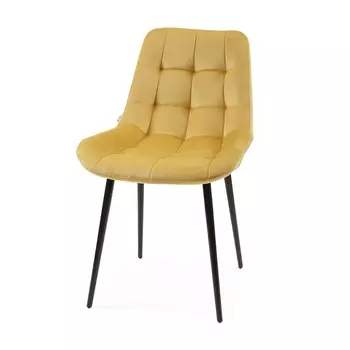 Стул MyFar Феникс горчичный велюр MF1034-1