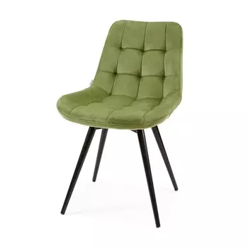 Стул MyFar Феникс поворотный травяной велюр MF1039-1