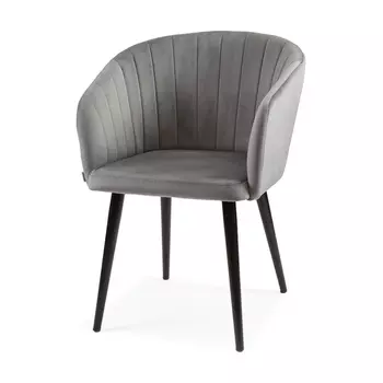 Стул MyFar Фредерик темно-серый велюр MF1041-1