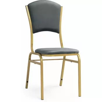 Стул на металлокаркас Арналд (Арналд серый / золотой) Woodville арт.587871