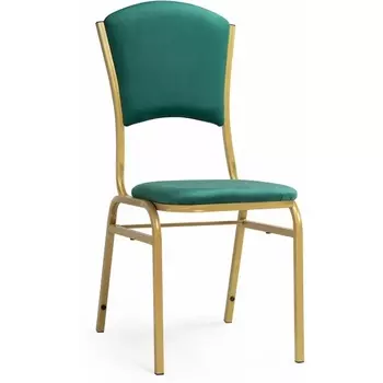 Стул на металлокаркас Арналд (Арналд зеленый / золотой) Woodville арт.587870