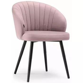 Стул Woodville на металлокаркасе Бэнбу velutto 37 / черный 462397