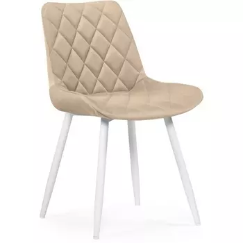 Стул на металлокаркасе Баодин Б/К (Баодин Б/К бежевый / белый) Notta арт.517115