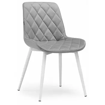 Стул на металлокаркасе Баодин velutto 52 / белый (Woodville)