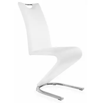 Стул на металлокаркасе Barlo белый 1783 (Woodville)