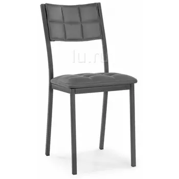 Стул Woodville на металлокаркасе Бекал темно-серый / графит 469979