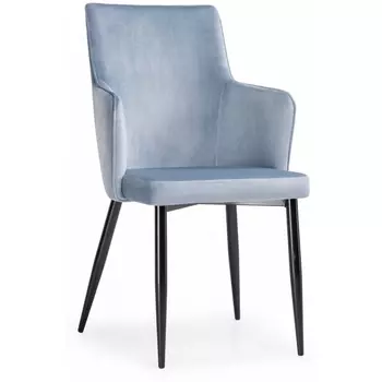 Стул на металлокаркасе Benza blue / black 15007 (Woodville)