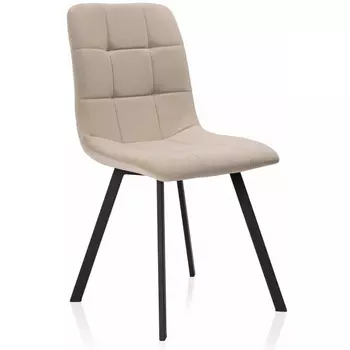 Стул на металлокаркасе beige / Woodville Bruk 15237