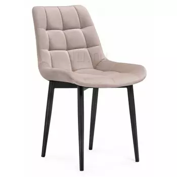 Стул Notta на металлокаркасе Челси К латте / черный 502084