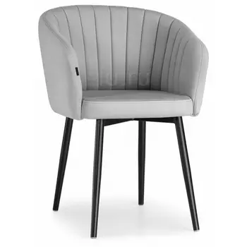 Стул Woodville на металлокаркасе Моншау velutto 52 / черный 462152