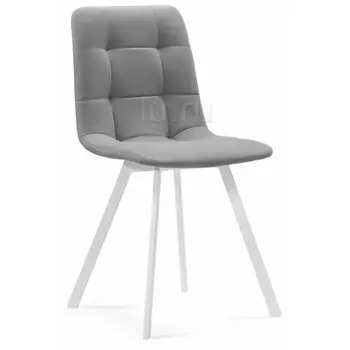 Стул Notta на металлокаркасе Чилли светло-серый / белый каркас 489723