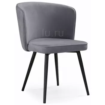 Стул Woodville на металлокаркасе Фрибур velutto 32 / черный 462403