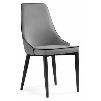 Стул Woodville на металлокаркасе Kora 1 gray / black 15275