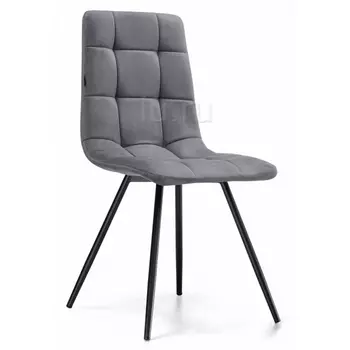 Стул на металлокаркасе Лаксман velutto 32 / черный (Woodville)