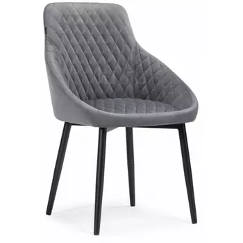 Стул на металлокаркасе Махатма velutto 32 / черный (Woodville)