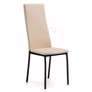 Стул Woodville на металлокаркасе Mirilis ваниль / темный мусс 454007