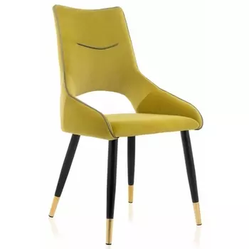 Стул Woodville на металлокаркасе Ordal khaki / black 11780