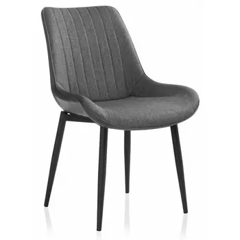 Стул на металлокаркасе серый Woodville Seda 11234