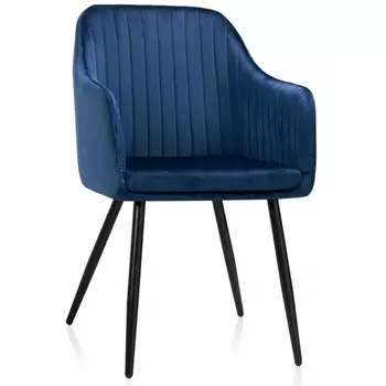 Стул на металлокаркасе Slam dark blue 11895 (Woodville)