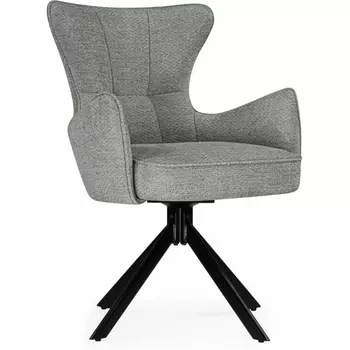 Стул на металлокаркасе Woodville Atlanta gray / black крутящийся арт.15832