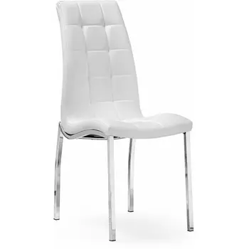 Стул на металлокаркасе Woodville DC2-092-2 white / chrome