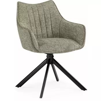 Стул на металлокаркасе Woodville Denever beige / black арт.15837