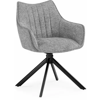 Стул на металлокаркасе Woodville Denever gray / black арт.15836