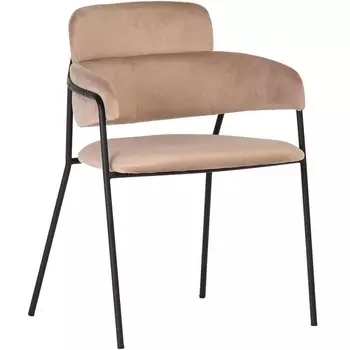 Стул латте с черными ножками Bradex Home Napoli FR 0326